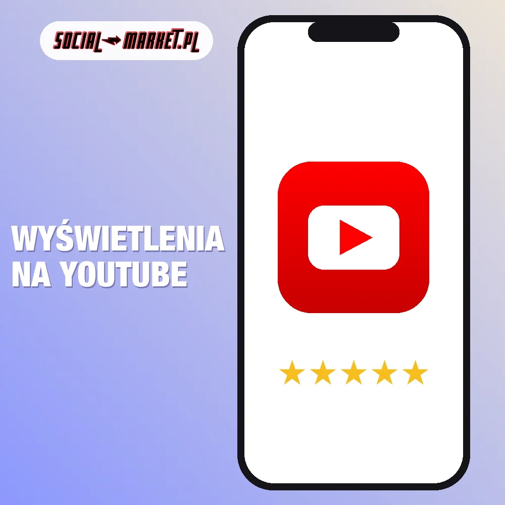 Wyświetlenia na YouTube 1 Wyświetlenia na YouTube, social-market.pl