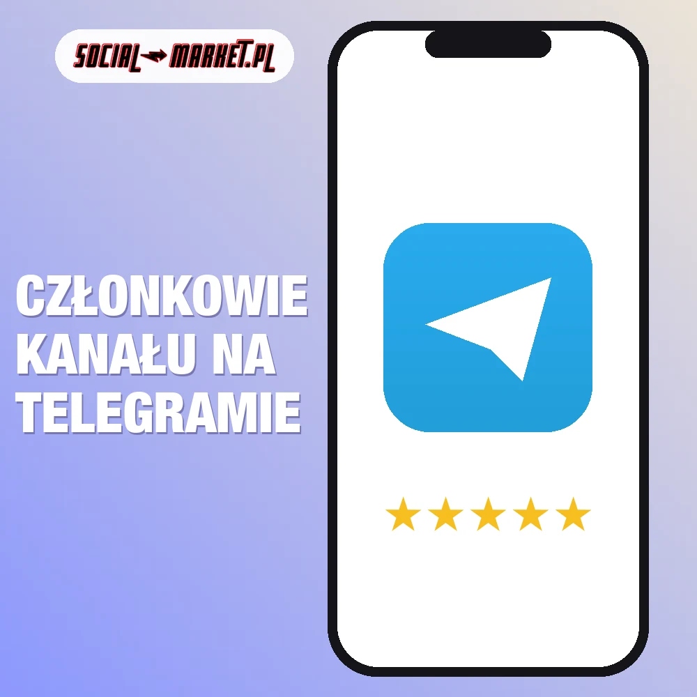 Członkowie kanału na Telegramie 1 Członkowie kanału na Telegramie, social-market.pl