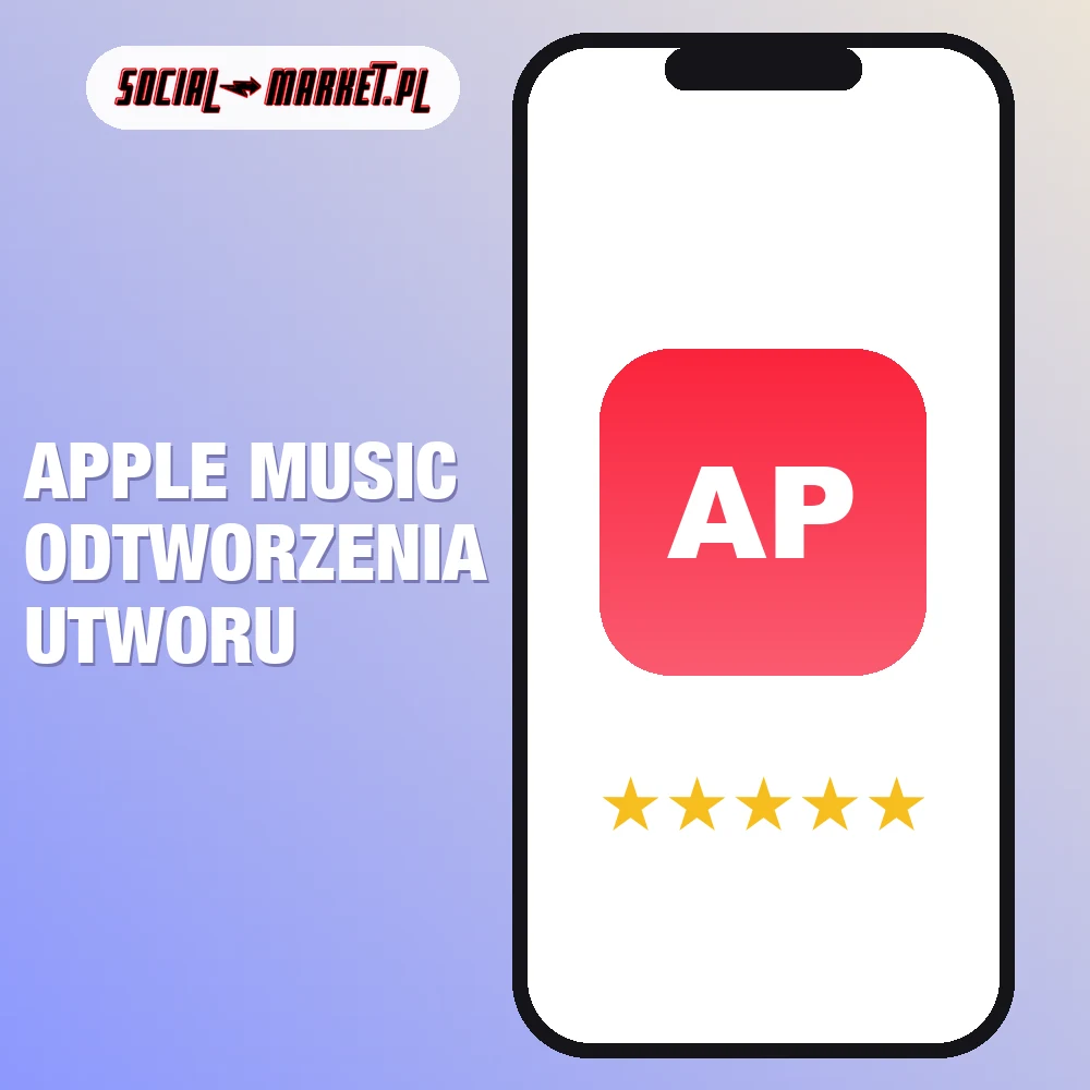 Apple Music odtworzenia utworu 1 Apple Music odtworzenia utworu, social-market.pl