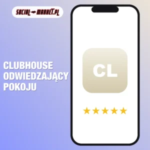 Clubhouse odwiedzający pokoju, social-market.pl