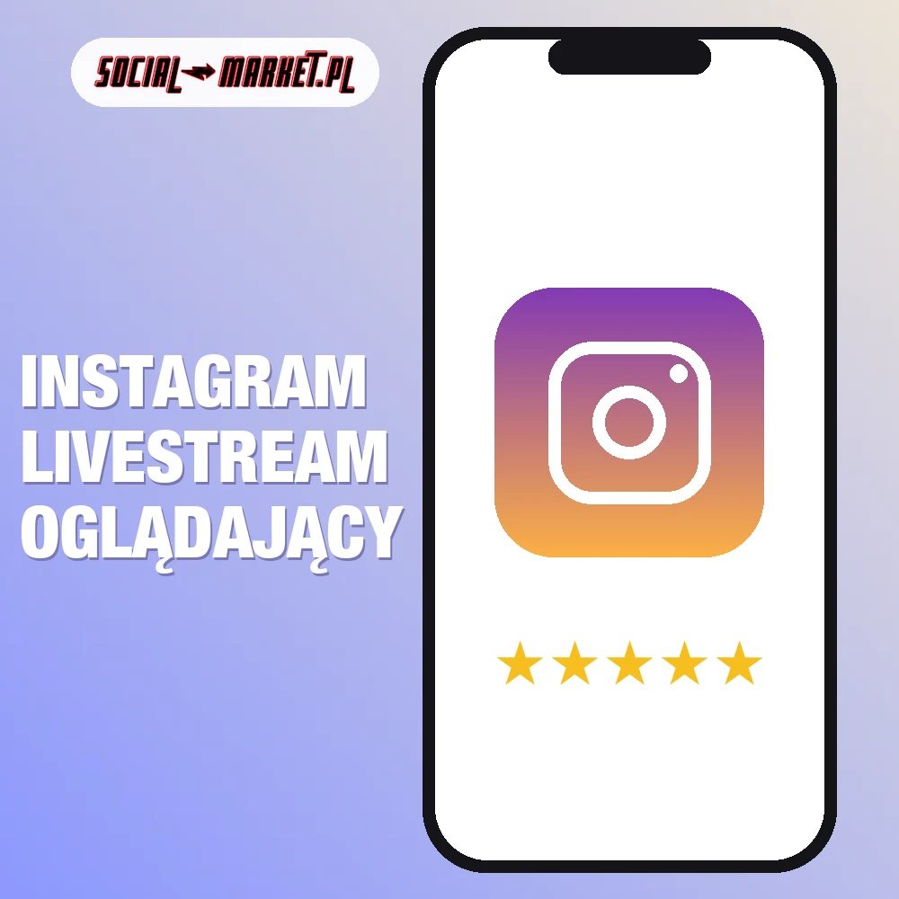 Instagram Livestream Oglądający 1 Instagram Livestream Oglądający, social-market.pl