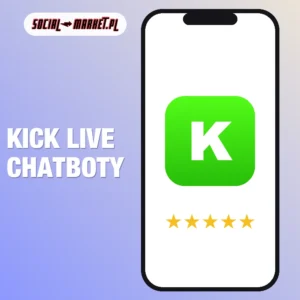 Kick live chatboty (losowe wiadomości), social-market.pl