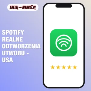 Spotify realne odtworzenia utworu - usa, social-market.pl
