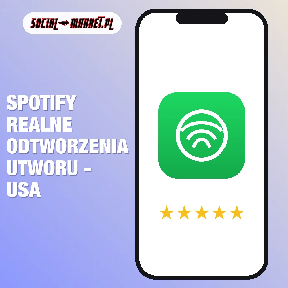 Spotify realne odtworzenia utworu - usa 1 Spotify realne odtworzenia utworu - usa, social-market.pl