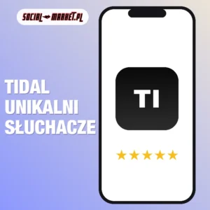 Tidal unikalni słuchacze, social-market.pl