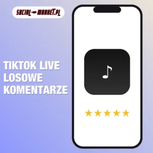 TikTok live losowe komentarze, social-market.pl
