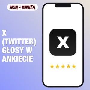 X (twitter) głosy w ankiecie, social-market.pl