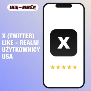 X (twitter) like - realni użytkownicy usa, social-market.pl