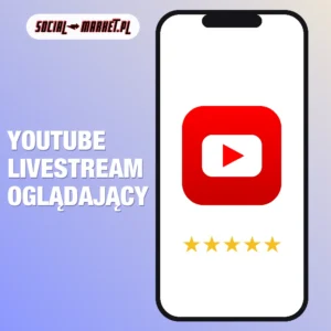 Youtube livestream oglądający, social-market.pl