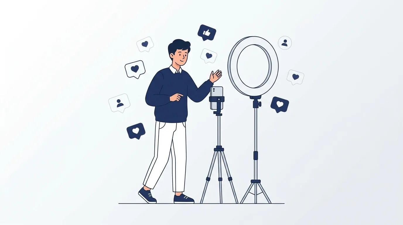 Kim jest influencer i ile zarabia? Kompletny poradnik 22 Influencer tworzący treści w mediach społecznościowych