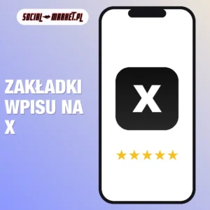 Zakładki wpisu na X (Twitter), social-market.pl