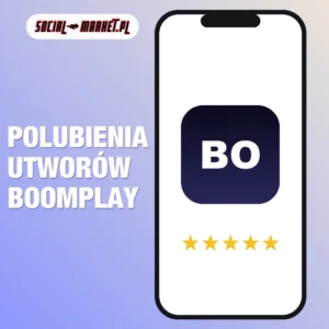 Polubienia utworów Boomplay, social-market.pl