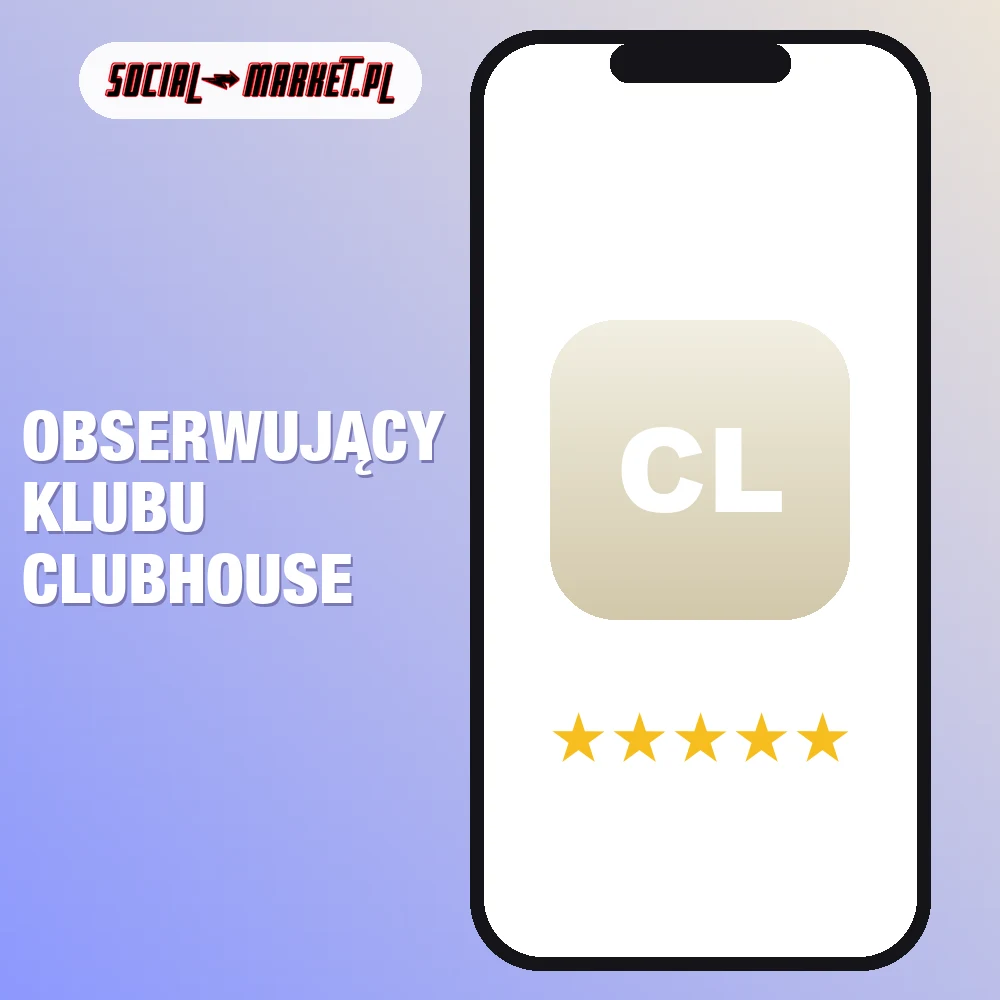Obserwujący klubu Clubhouse (pakiety) 1 Obserwujący klubu Clubhouse (pakiety), social-market.pl