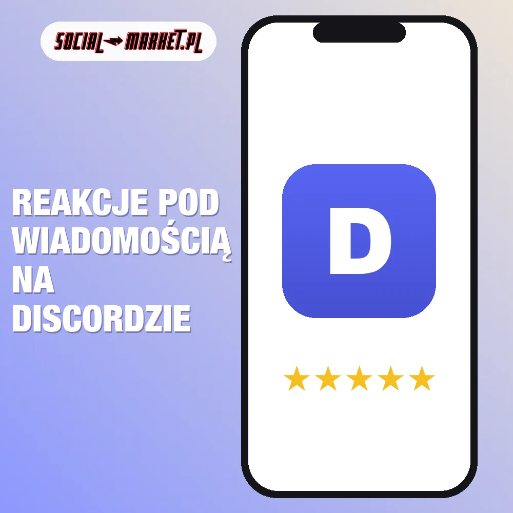 Reakcje pod wiadomością na Discordzie 1 Reakcje pod wiadomością na Discordzie, social-market.pl