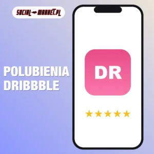 Polubienia Dribbble, social-market.pl