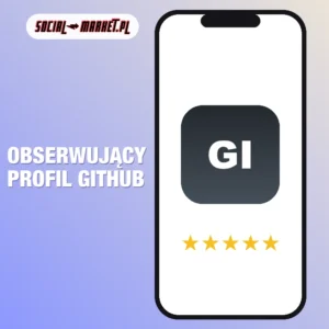 Obserwujący profil GitHub, social-market.pl