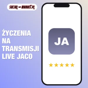 Życzenia na transmisji live Jaco, social-market.pl