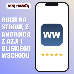 Ruch na stronę z Androida z Azji i Bliskiego Wschodu, social-market.pl