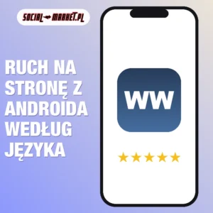 Ruch na stronę z Androida według języka, social-market.pl