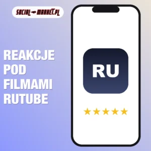 Reakcje pod filmami Rutube, social-market.pl