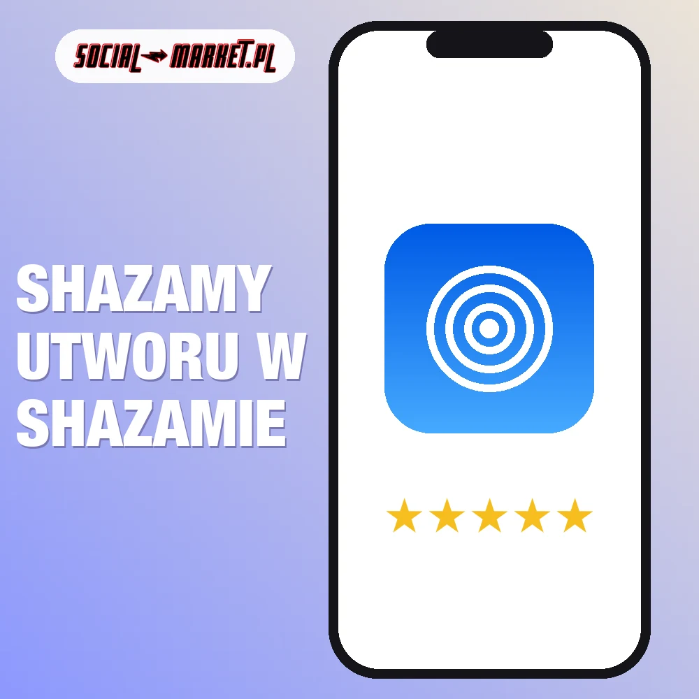 Shazamy utworu w Shazamie 1 Shazamy utworu w Shazamie, social-market.pl