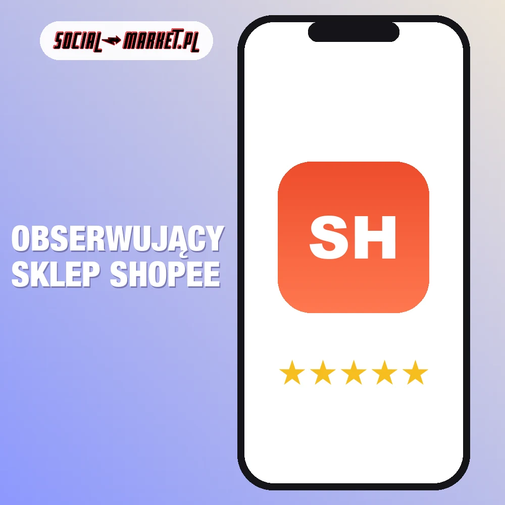 Obserwujący sklep Shopee 1 Obserwujący sklep Shopee, social-market.pl