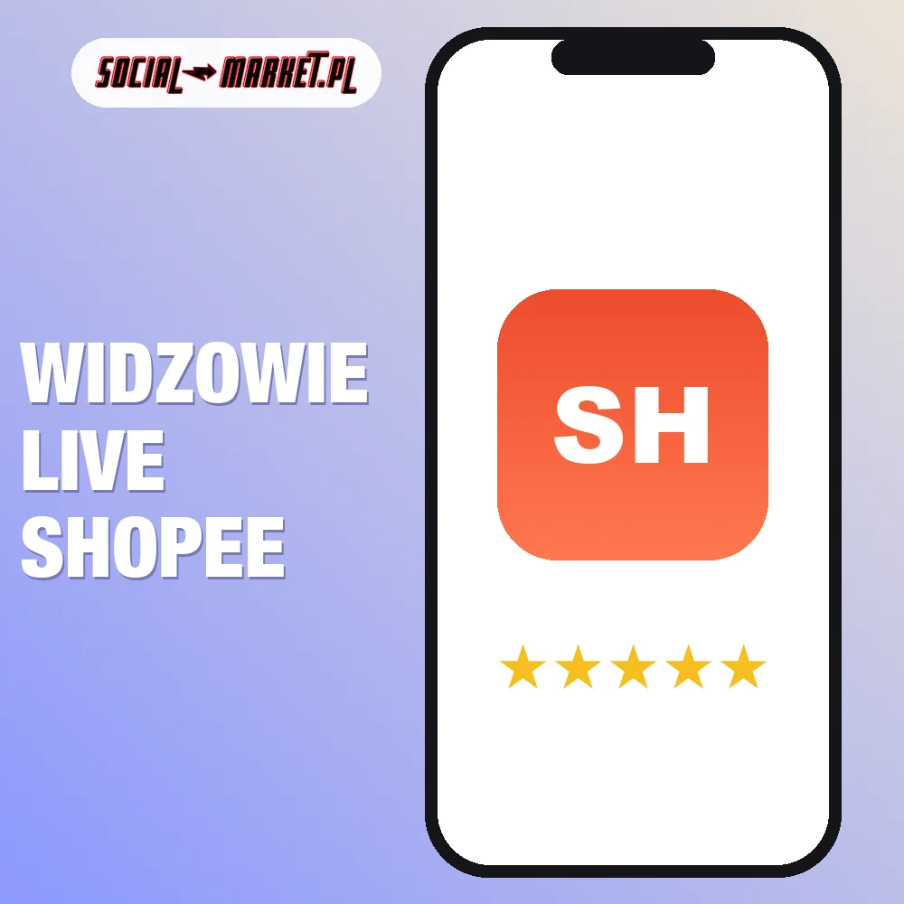 Widzowie live Shopee 1 Widzowie live Shopee, social-market.pl