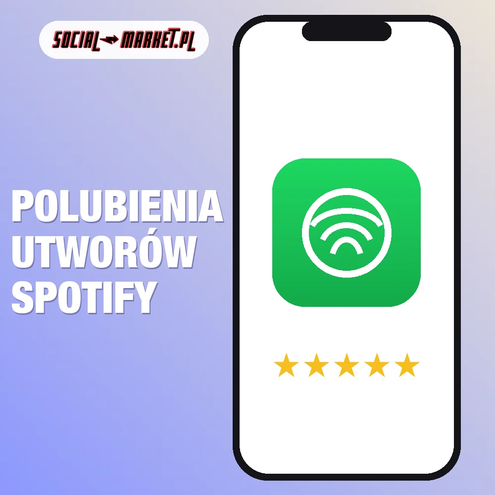 Polubienia utworów Spotify 1 Polubienia utworów Spotify, social-market.pl