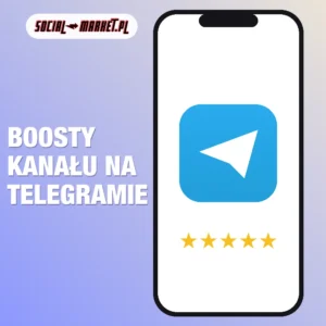 Boosty kanału na Telegramie (7 dni), social-market.pl