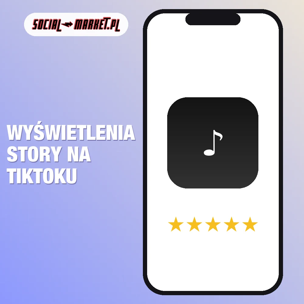 Wyświetlenia story na TikToku 1 Wyświetlenia story na TikToku, social-market.pl