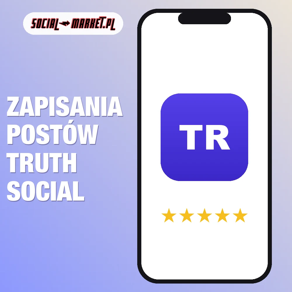 Zapisania postów Truth Social (zakładki) 1 Zapisania postów Truth Social (zakładki), social-market.pl
