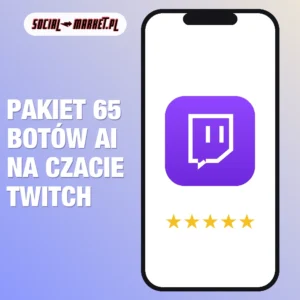 Pakiet 65 botów AI na czacie Twitch, social-market.pl