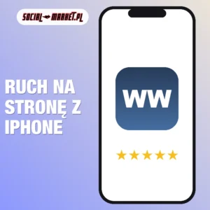 Ruch na stronę z iPhone, social-market.pl