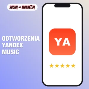 Odtworzenia Yandex Music, social-market.pl