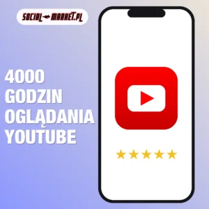 4000 godzin oglądania YouTube (pakiet do monetyzacji), social-market.pl